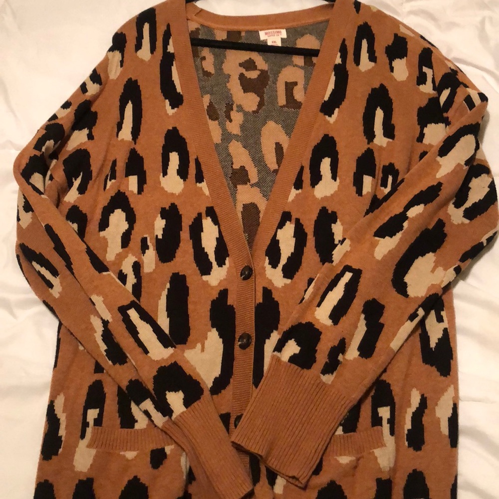 Leopard Print Cardigan